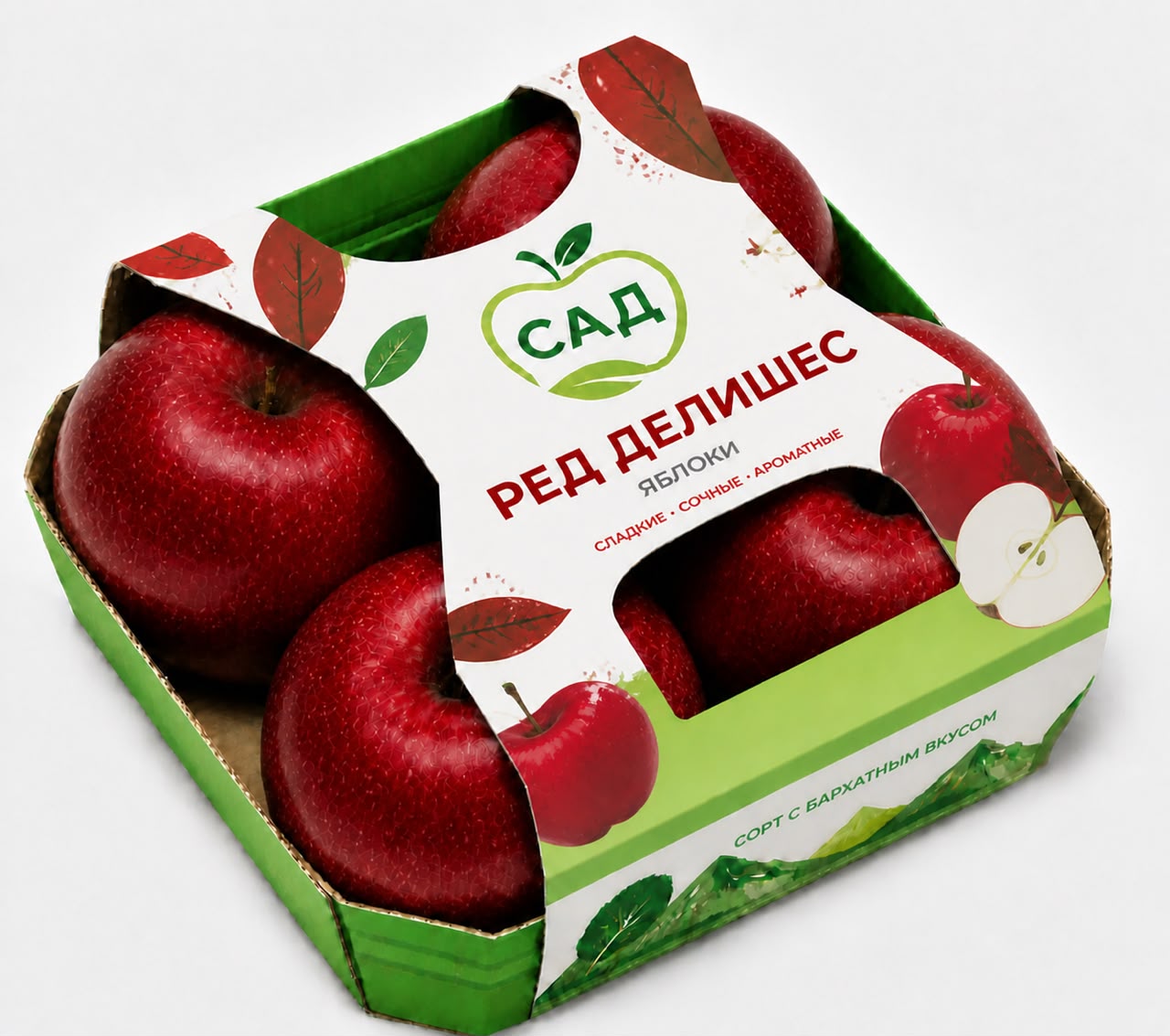 Упаковка яблок Ред Делишес